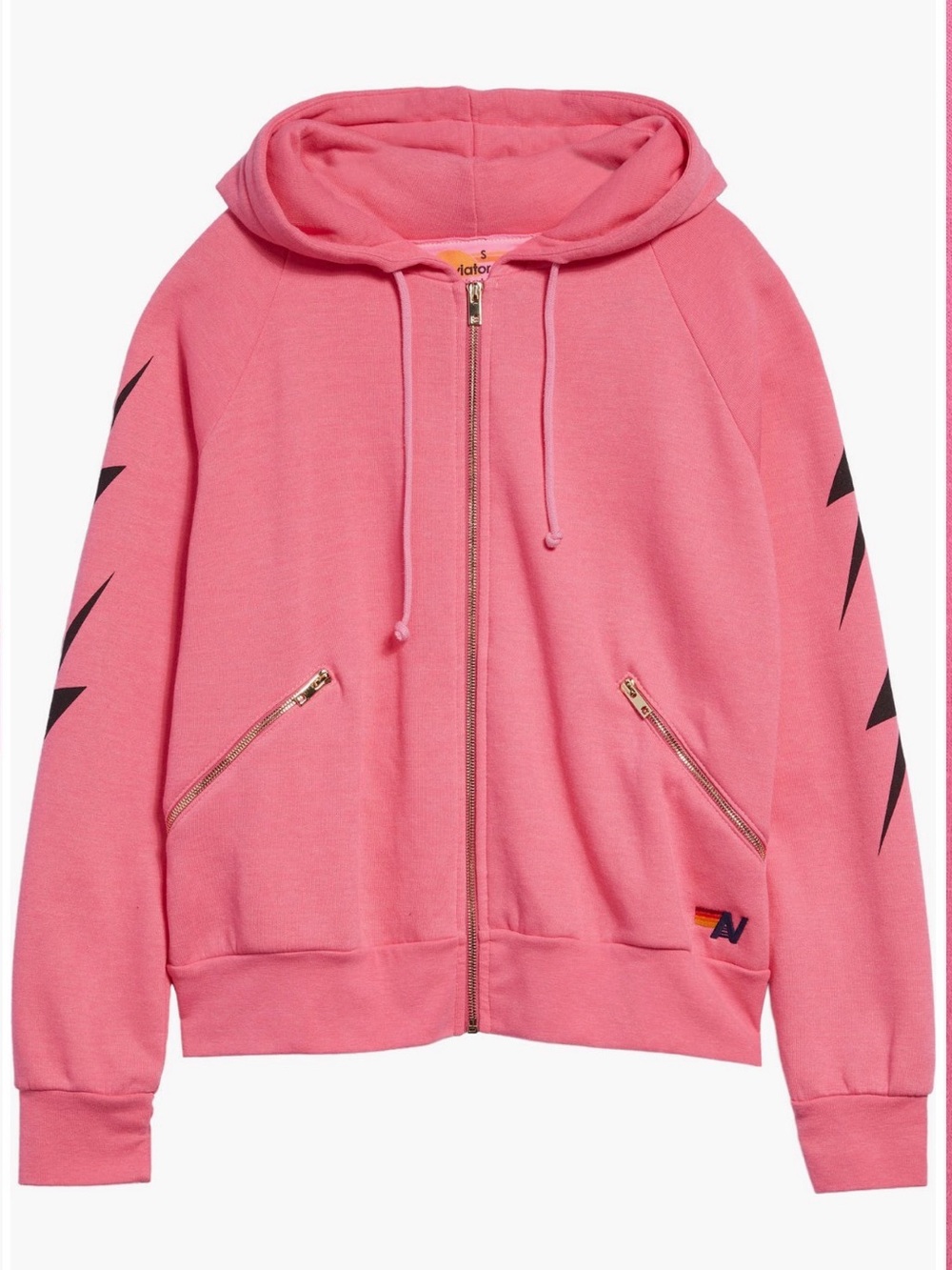 Aviator Nation Bolt Pink Hoodie